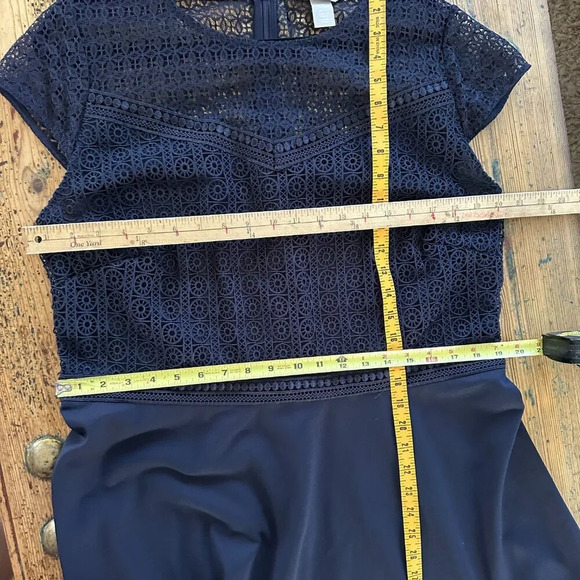 H&M Navy Blue Dress  Size‎ X-Large - Picture 6 of 8